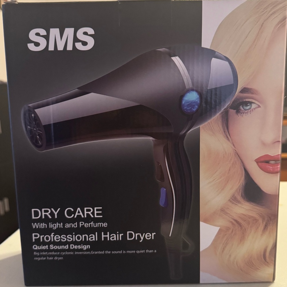 Black Professional Hair Dryer